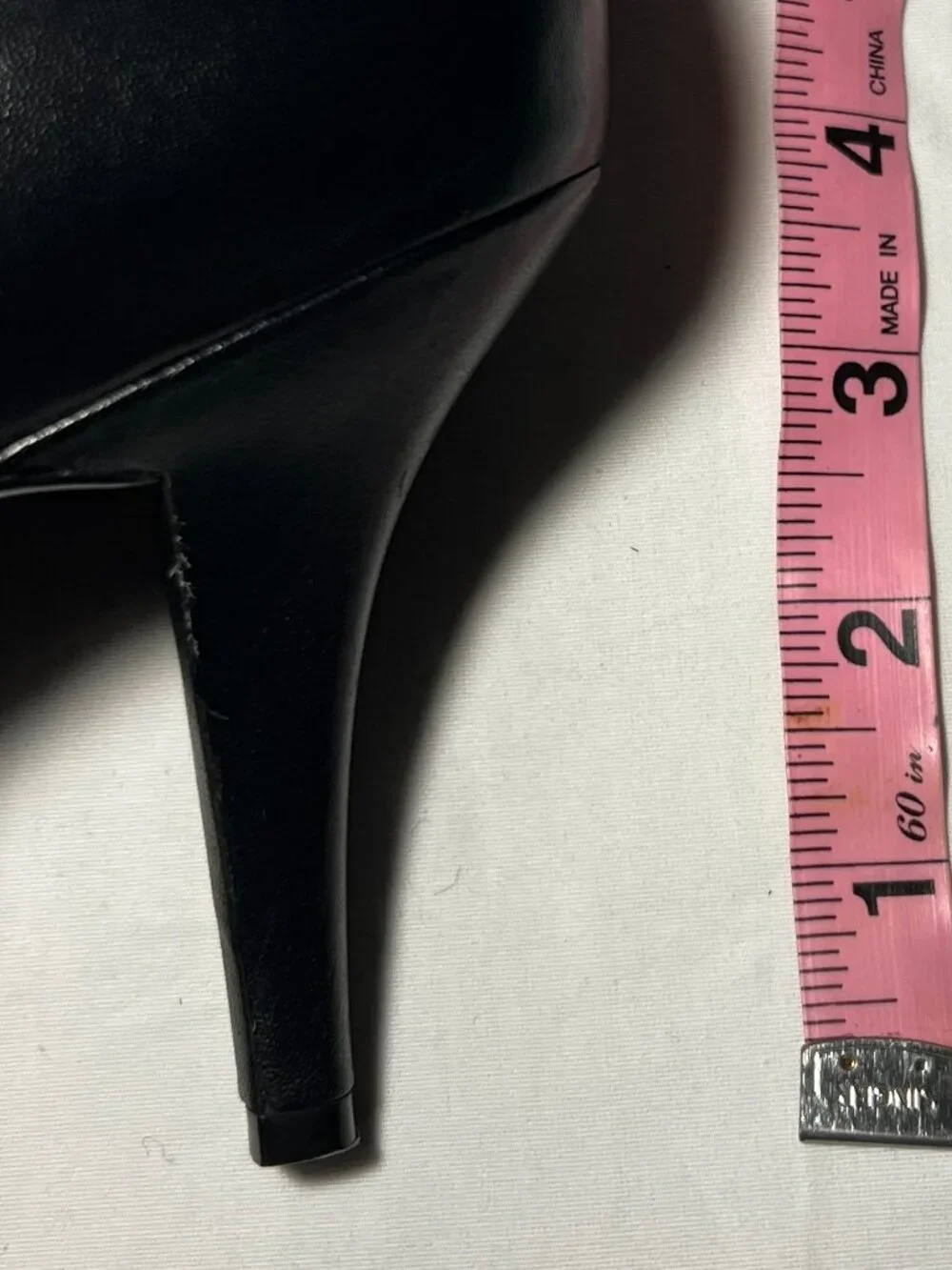 Michael Kors Women’s 11M Black Mid Leather Pump Classic Stiletto-Style Preppy He